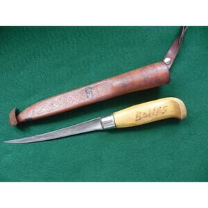 J Marttiini Finland Rapala Fishing Fillet Knife & Sheath 11”